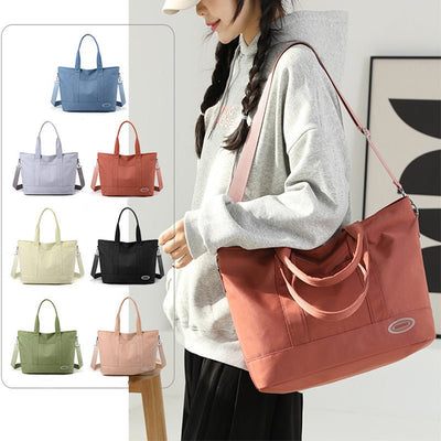 Large Capacity Tote Bag New Shoulder Bag Casual Korean Style Trendy Solid Color Handbags For Women - FELICITAN STORE